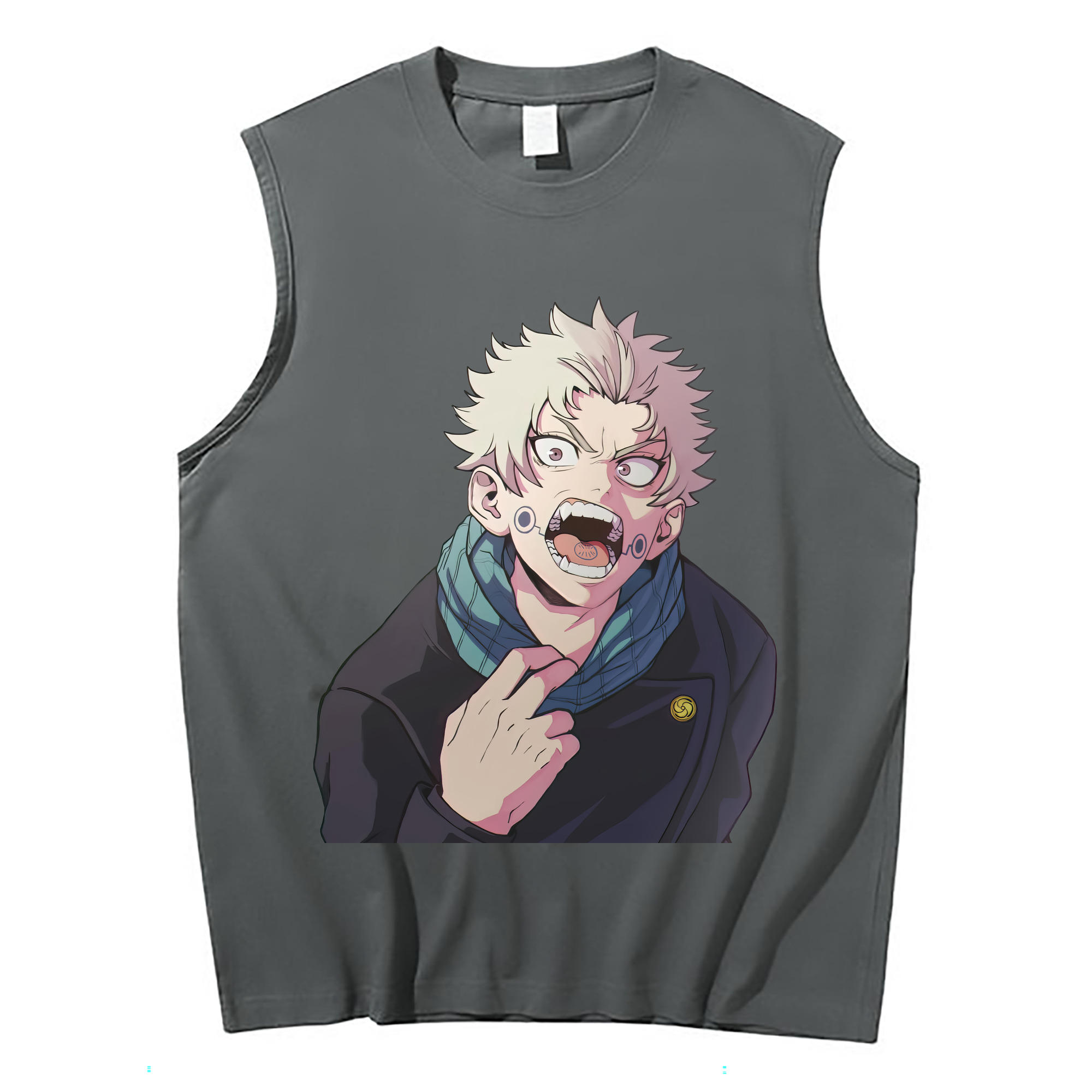 （画像用） 呪術廻戦 Jujutsu Kaisen コットン100％タンクトップ（フロントプリント）